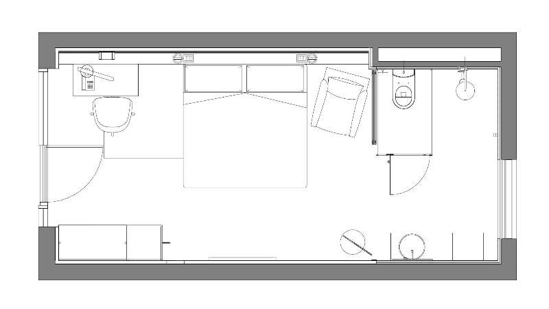 Hotel Zagame'S House Melbourne Esterno foto A plan of a typical studio apartment